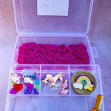 Unicorn Sensory Bin (Travel)